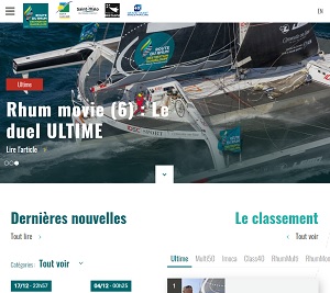 the Route du Rhum - Destination Guadeloupe homepage